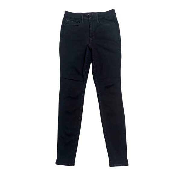 Athleta Flex Ultra Skinny Jeans Black Size 6 Soft Stretch Skulptek Denim Pockets - Picture 9 of 15